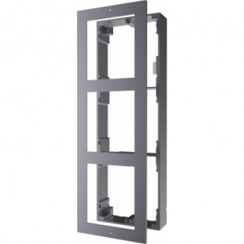 Накладная монтажная рама на 3 модуля HIKVISION DS-KD-ACW3 Накладная монтажная рама на 3 модуля HIKVISION DS-KD-ACW3