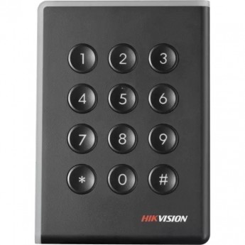Считыватель EM карт с механической клавиатурой HIKVISION DS-K1108AEK Считыватель EM карт с механической клавиатурой HIKVISION DS-K1108AEK