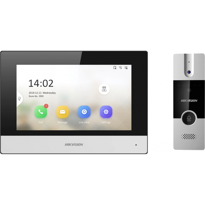 Видеодомофон HIKVISION DS-KIS302-P Видеодомофон HIKVISION DS-KIS302-P